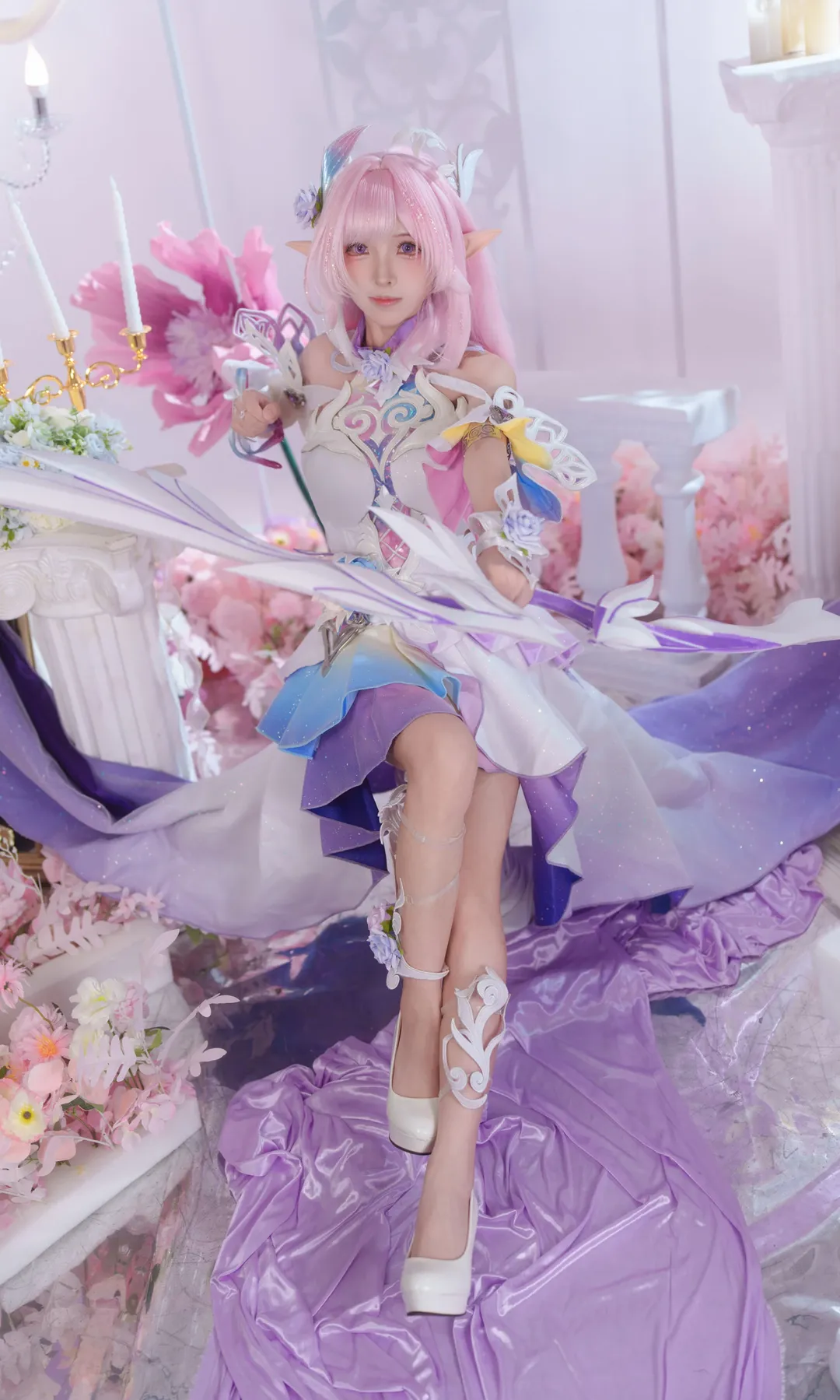 昔涟cos, 崩坏星穹铁道, 二次元cosplay, 大昔涟cos, 梦幻精灵妆造 - 第3张