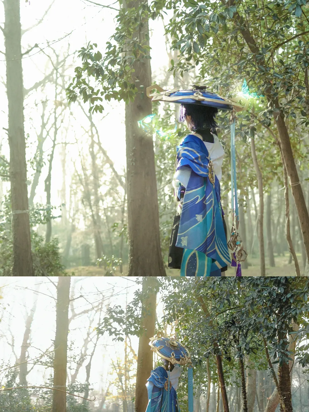 原神, テイワット工房, スカラマシュ コスプレ, コスプレ撮影, 森の外景 - 2枚目