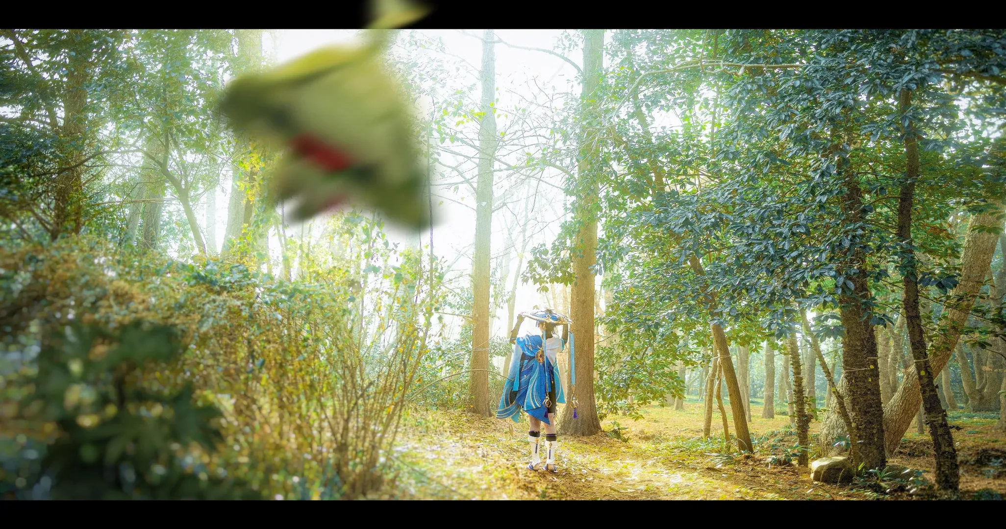 原神, 散兵cos, cosplay摄影, 林间外景, 流浪者cos - 第3张