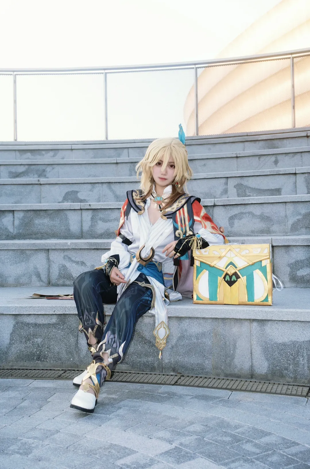 原神, 原神コスプレ, コスプレ撮影, カーヴェ コスプレ, 建築の光と影