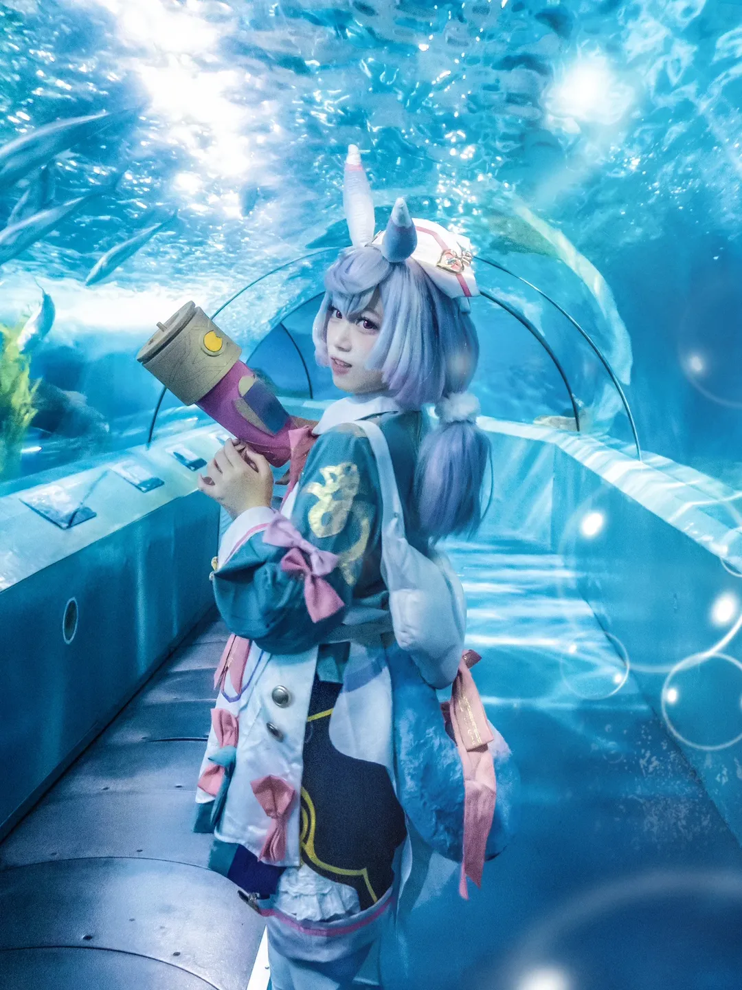 原神, 希格雯cos, 二次元cosplay, 水族馆摄影, 南京海底世界 - 第1张