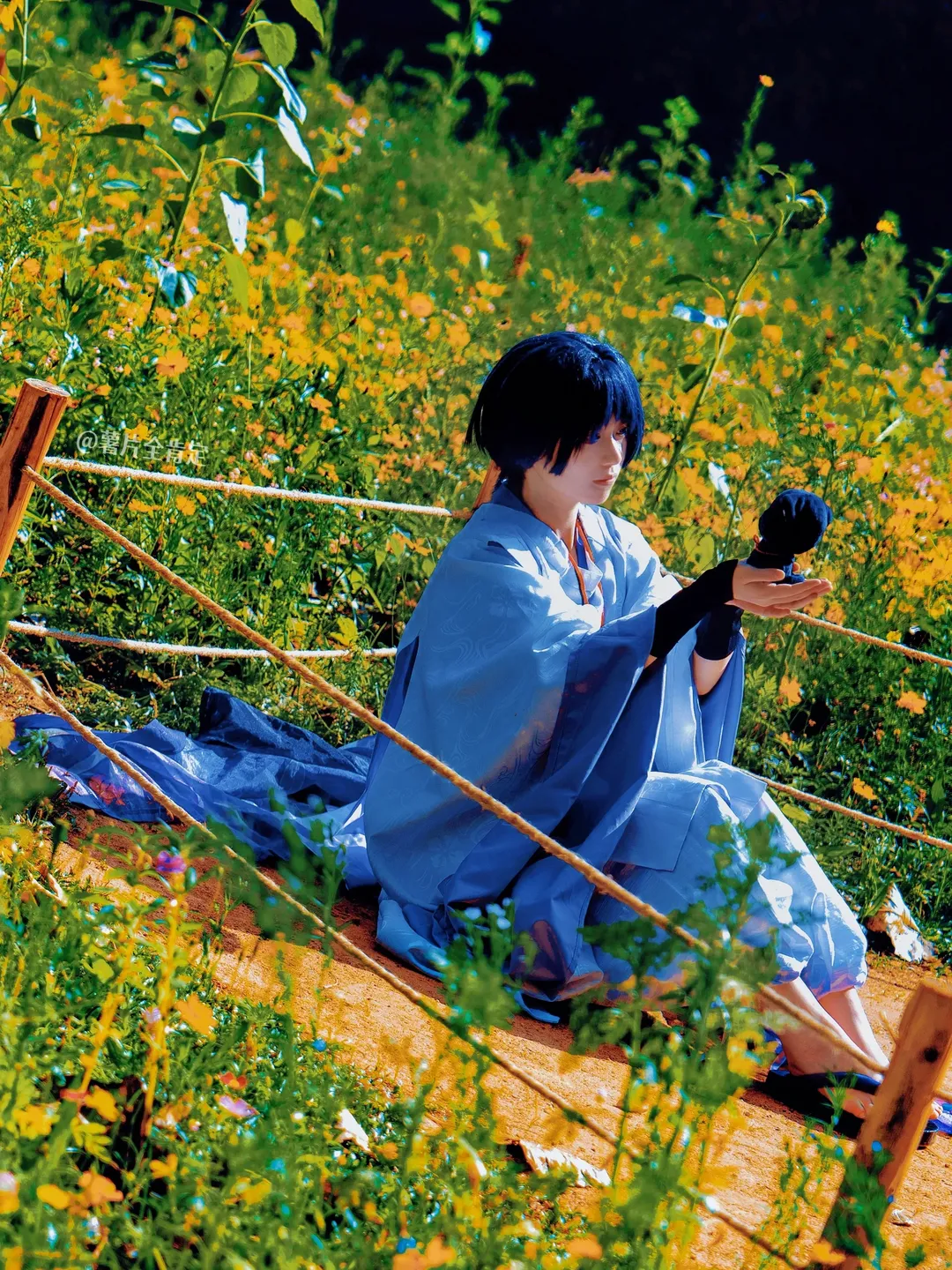 原神, cos正片, 二次元cosplay, 散兵cos, 花田外景