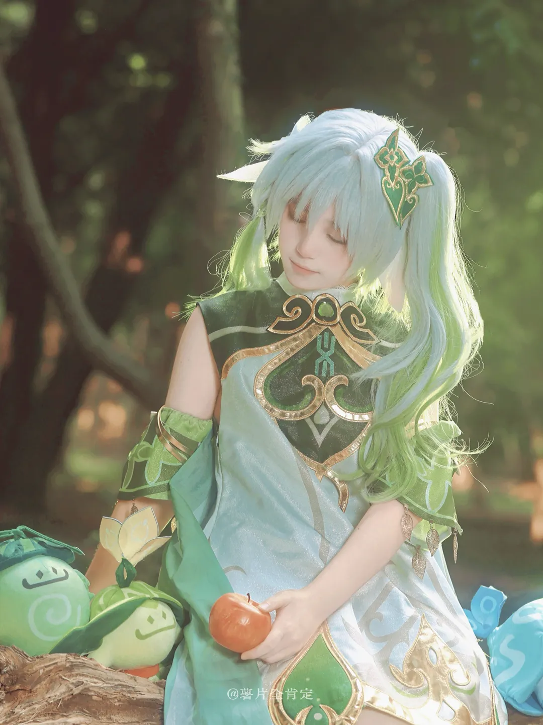 二次元, 原神, 纳西妲cos, cosplay正片, 森林写真 - 第1张