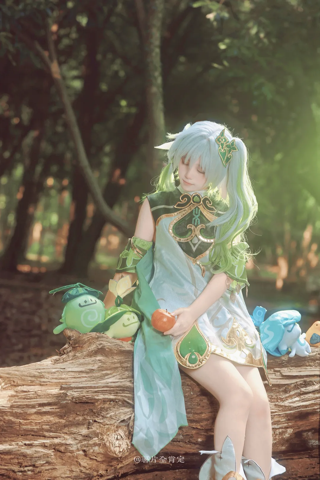 二次元, 原神, 纳西妲cos, cosplay正片, 森林写真 - 第2张