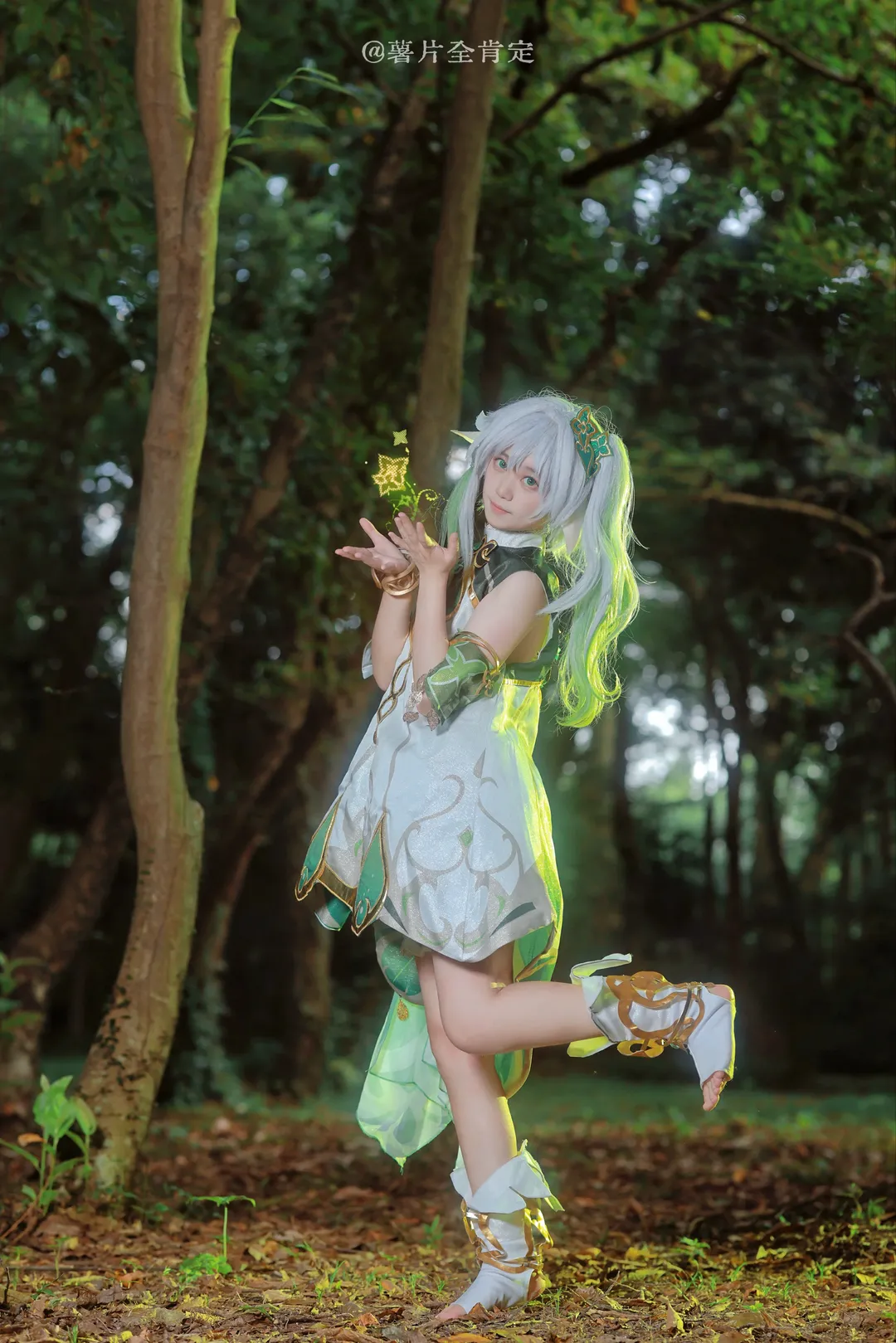 二次元, 原神, 纳西妲cos, cosplay正片, 森林写真 - 第4张