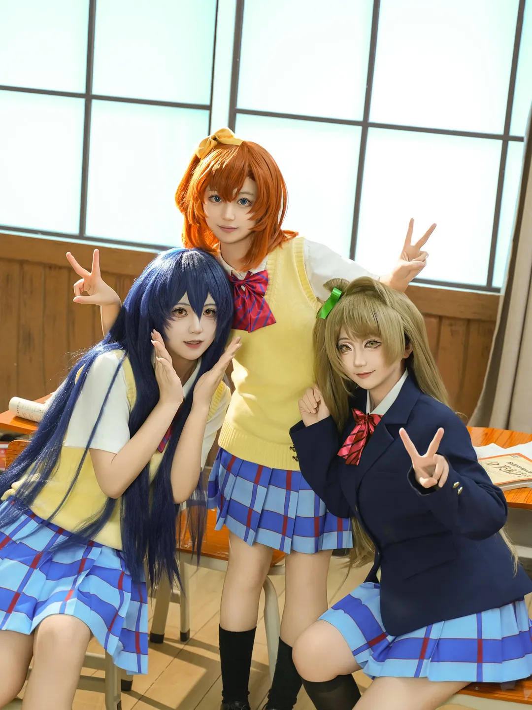 南小鸟cos, Love Live!, 校园制服, 高坂穗乃果cos, 园田海未cos - 第1张