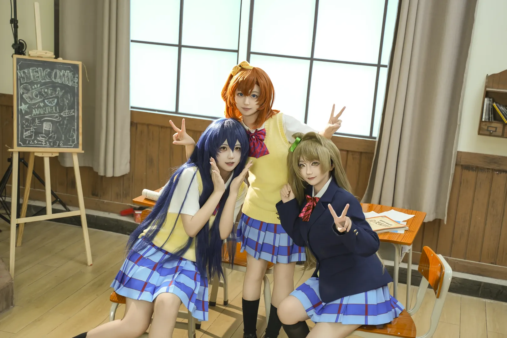 南小鸟cos, Love Live!, 校园制服, 高坂穗乃果cos, 园田海未cos - 第4张