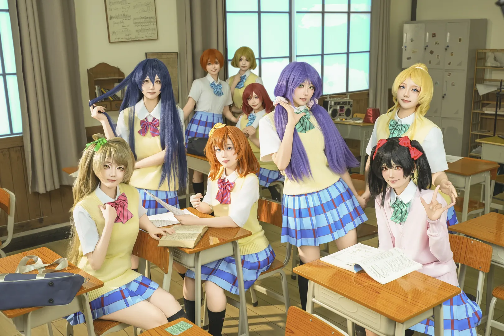 南小鸟cos, Love Live!, 高坂穗乃果cos, 园田海未cos, 校园偶像团片 - 第7张