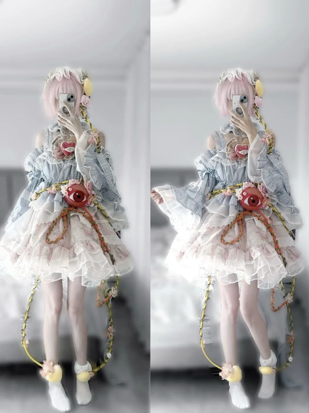 东方Project, 二次元cosplay, 古明地觉cos, 亚文化穿搭, 梦幻少女摄影 - 第1张