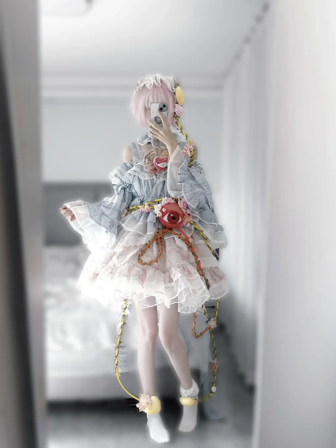 东方Project, 二次元cosplay, 古明地觉cos, 亚文化穿搭, 梦幻少女摄影 - 第3张