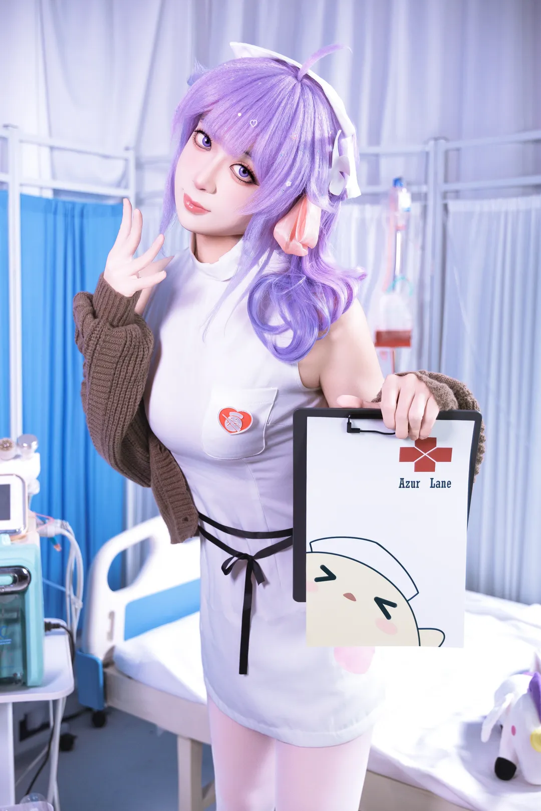 碧蓝航线, 独角兽cos, cosplay摄影, 二次元角色扮演, 医疗装扮
