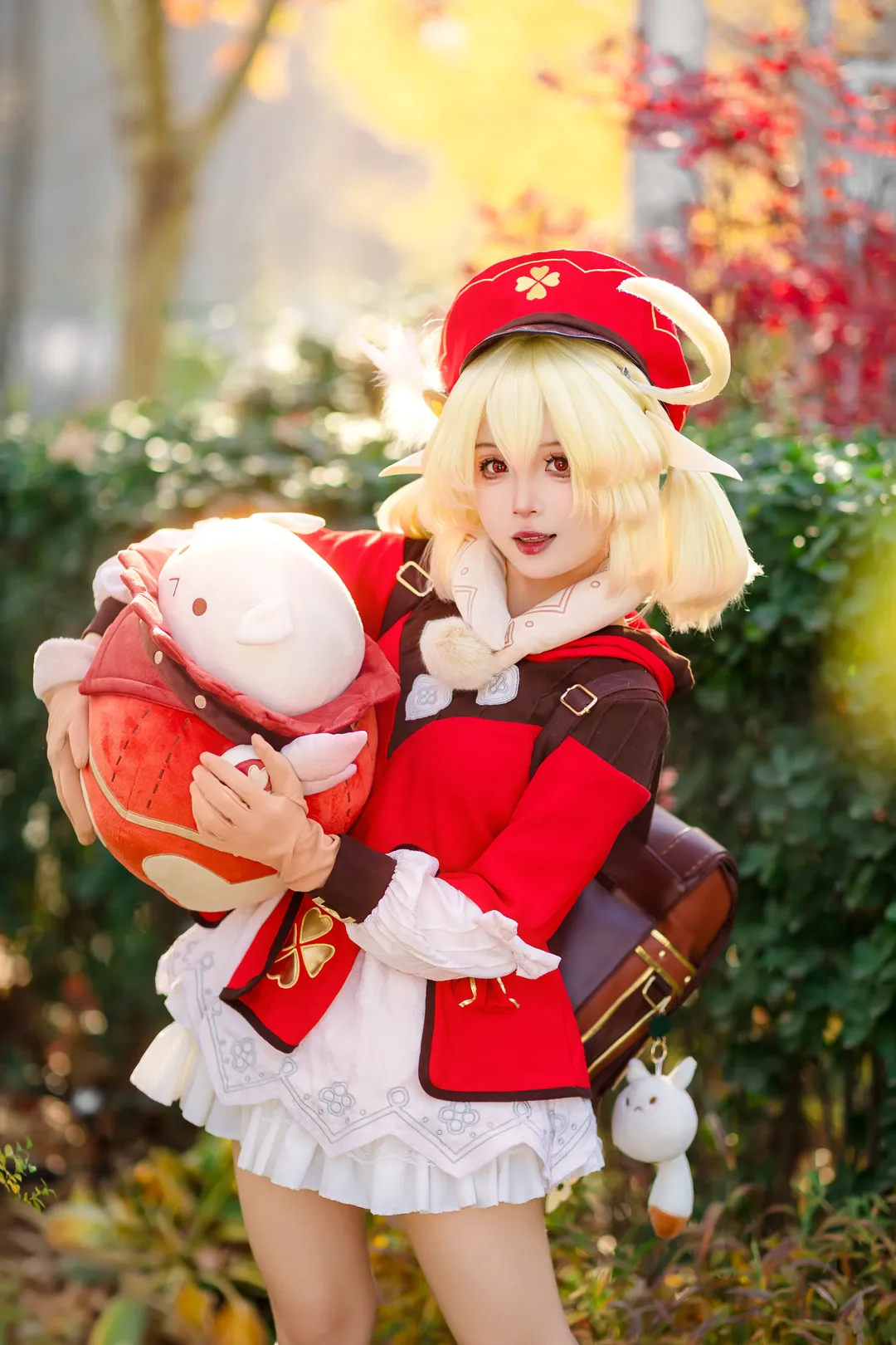 原神, クレー コスプレ, 二次元コスプレ, 屋外コスプレ, 秋の屋外風景 - 3枚目