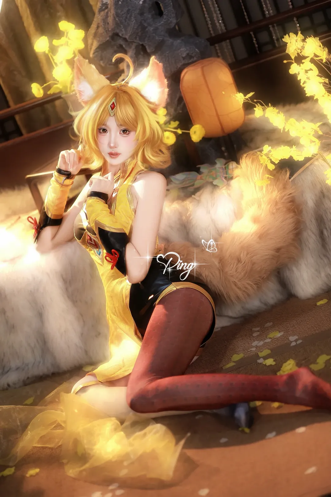 王者荣耀, 王者荣耀cosplay, 妲己cos, 狐耳cosplay, 妲己原皮 - 第2张