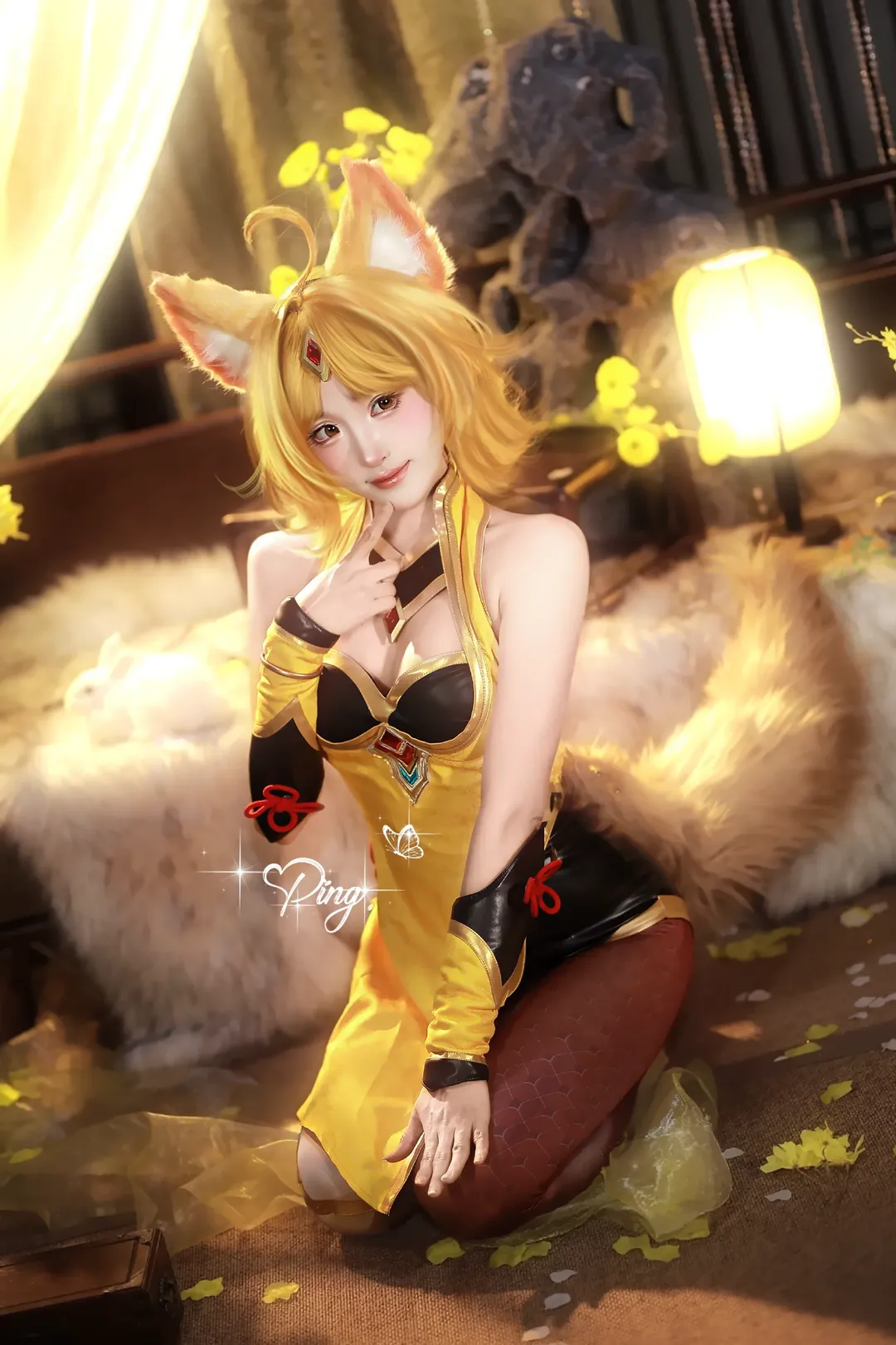 王者荣耀, 王者荣耀cosplay, 妲己cos, 狐耳cosplay, 妲己原皮 - 第4张