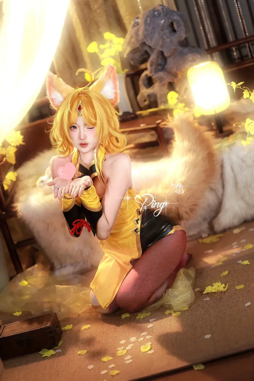 王者荣耀, 王者荣耀cosplay, 妲己cos, 狐耳cosplay, 妲己原皮 - 第5张