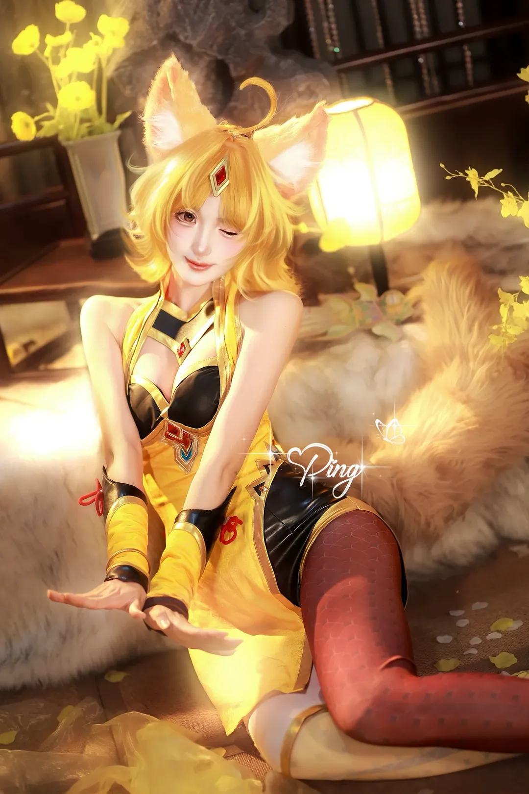王者荣耀, 王者荣耀cosplay, 妲己cos, 狐耳cosplay, 妲己原皮 - 第6张