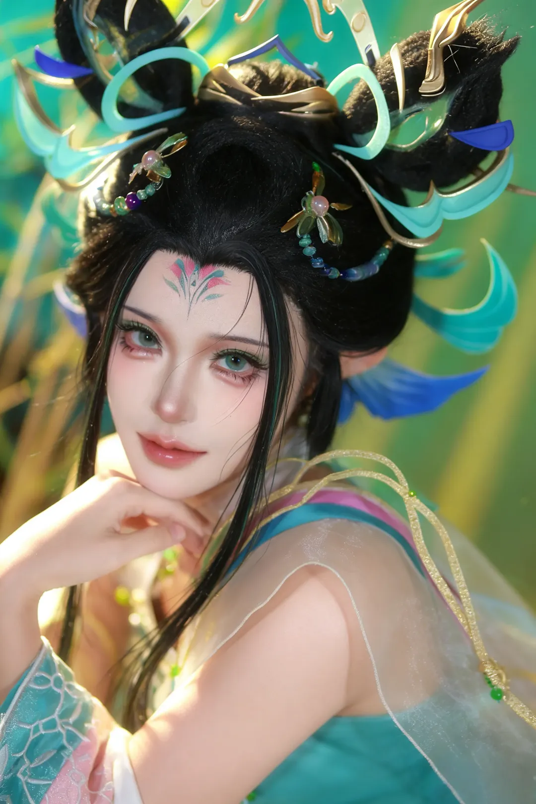 オナー・オブ・キングス, 王者栄耀コスプレ, 妲己コスプレ, 巳年限定コスプレ, 中国風仙侠コスプレ - 4枚目