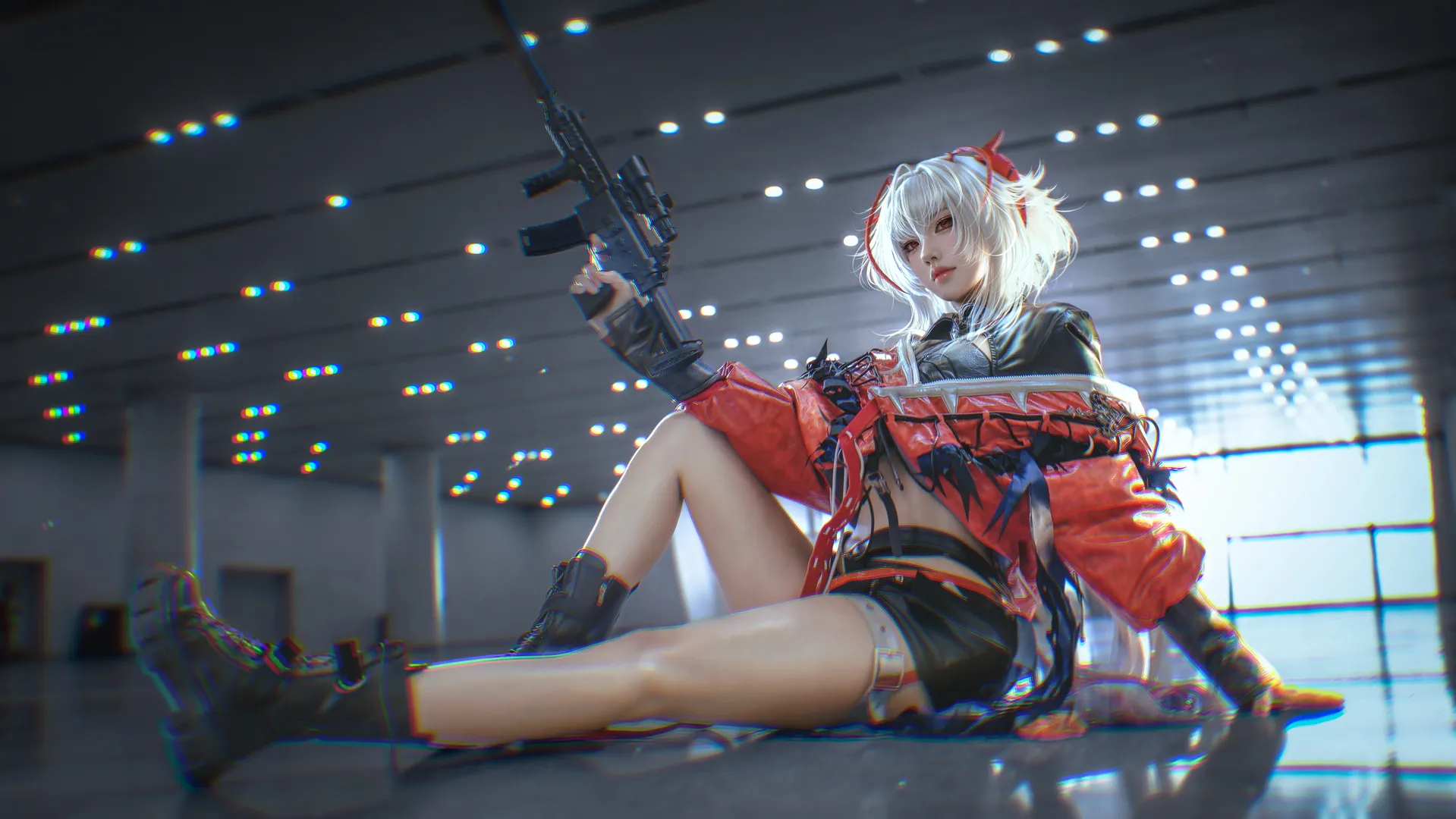 二次元攝影, 麥曉雯cos, 三角洲行動, 機能風穿搭, 戰術風cosplay