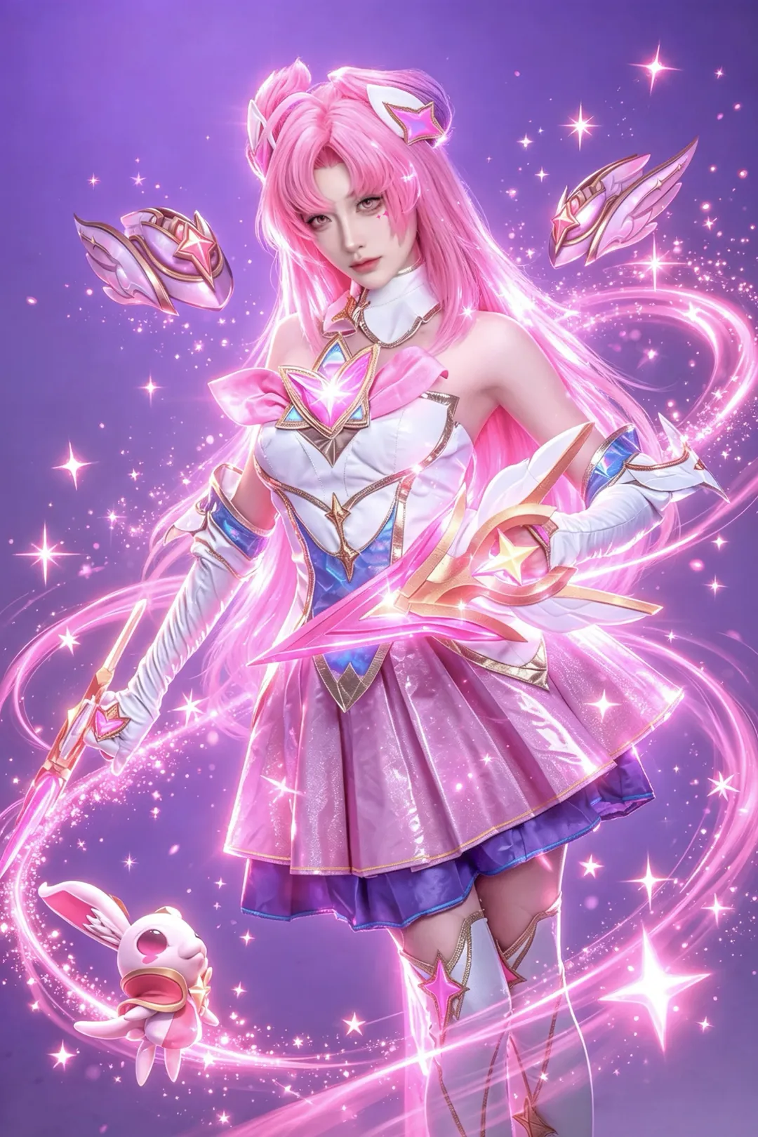 Cosplay, 魔法少女, 英雄联盟, 卡莎cos, 星之守护者 - 第2张