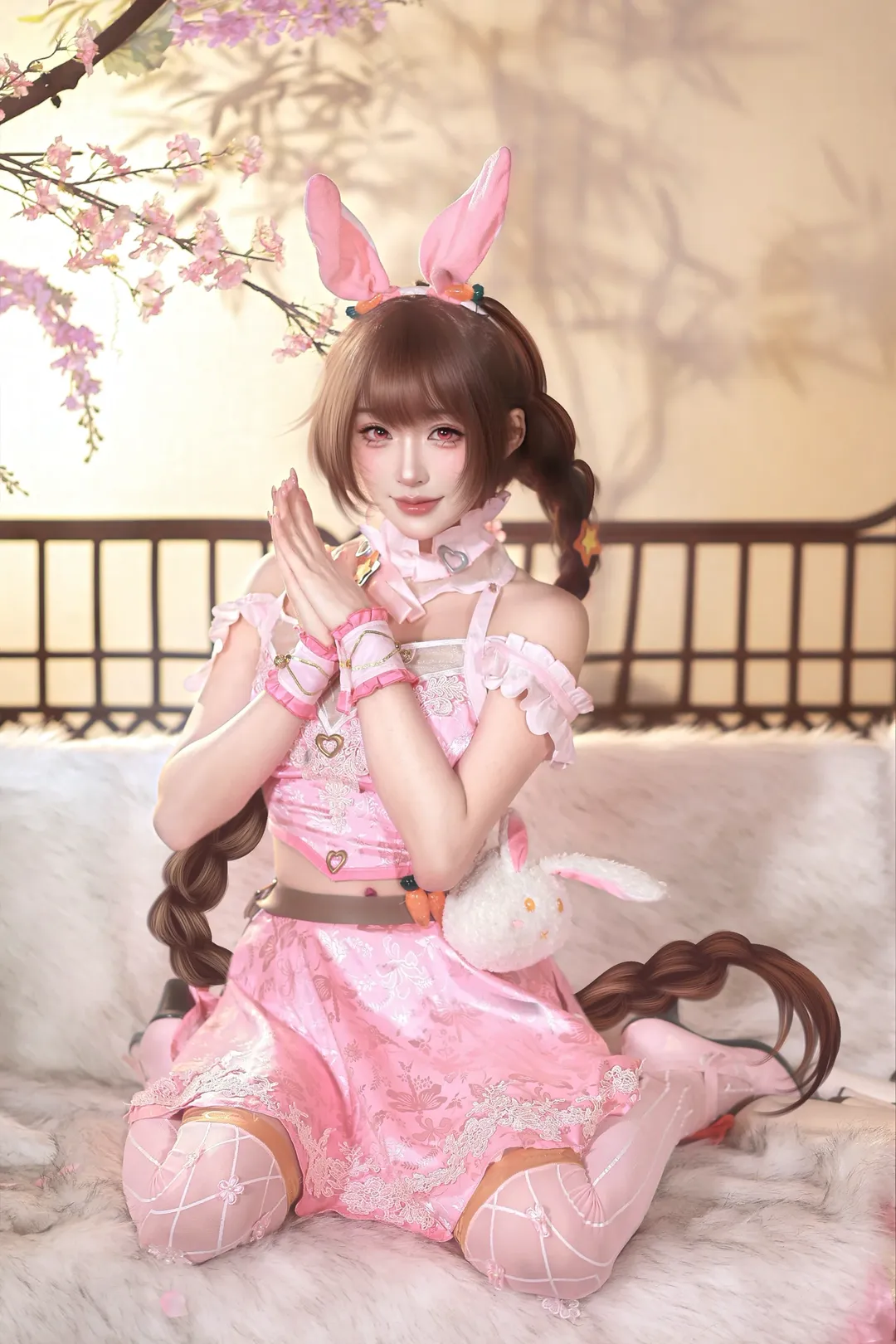斗罗大陆, cosplay摄影, 小舞cos, 柔骨兔, 粉色系穿搭 - 第2张