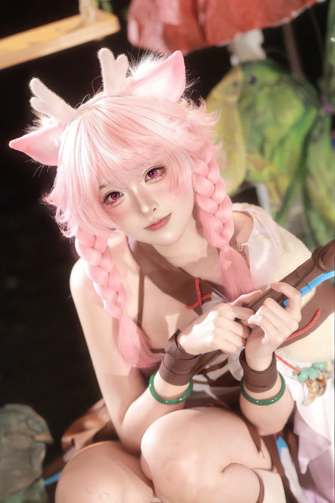 森林摄影, 王者荣耀, 瑶cos, cosplay正片, 峡谷少女 - 第2张