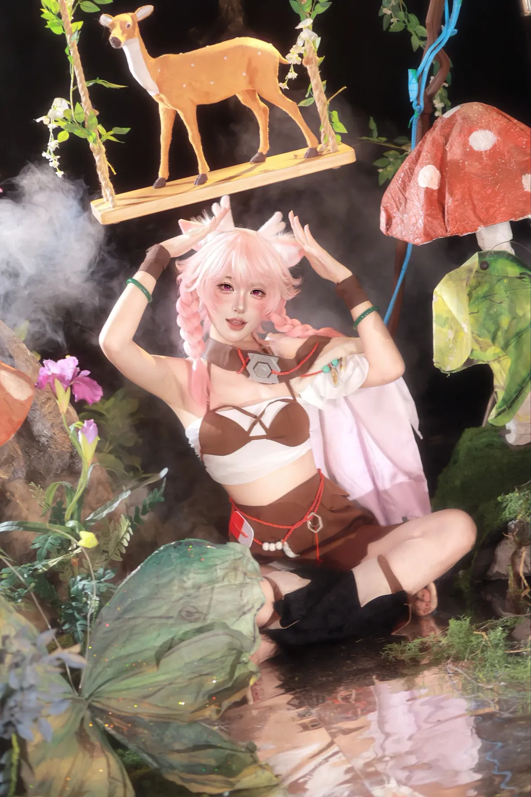 森林摄影, 王者荣耀, 瑶cos, cosplay正片, 峡谷少女 - 第3张