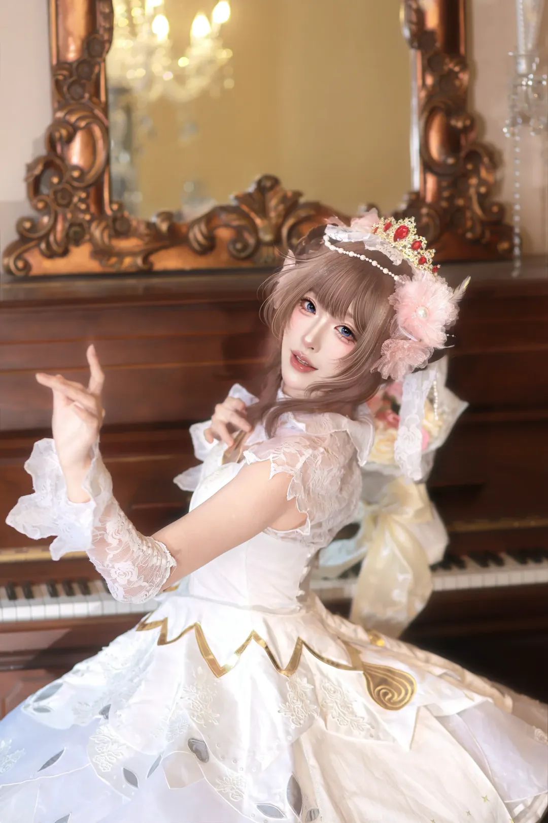 cosplay, 王者榮耀, 純白花嫁, 小喬cos, 王者ip創作團 - 第1張