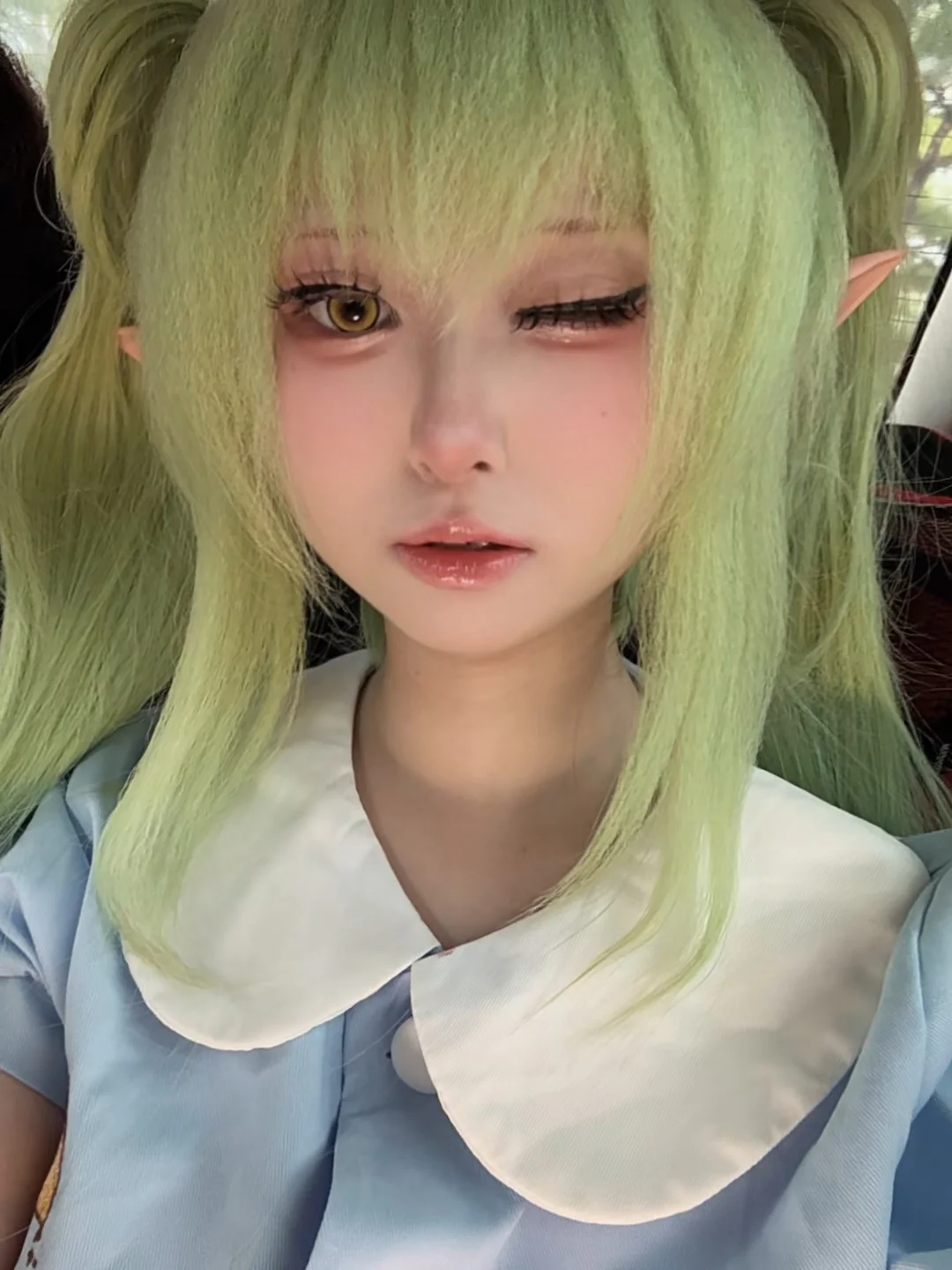 蔚蓝档案, 精灵耳cos, 双马尾cos, 铁道双子cos, 雌小鬼