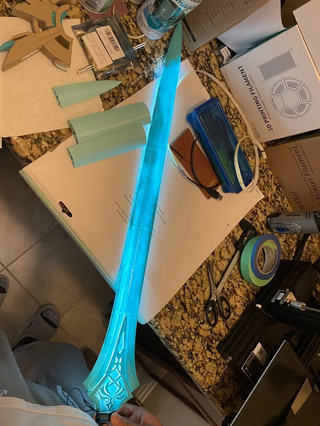 Genshin Impact, Dendro Archon, Lumine cosplay, Cosplay prop making, Anime convention sharing - Image 3