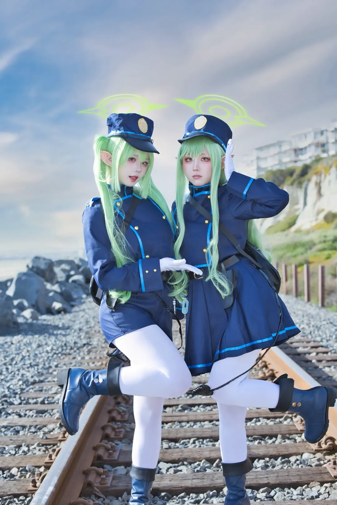 蔚蓝档案, 橘望cos, 精灵耳cosplay, 铁道双子, 橘光cos - 第2张