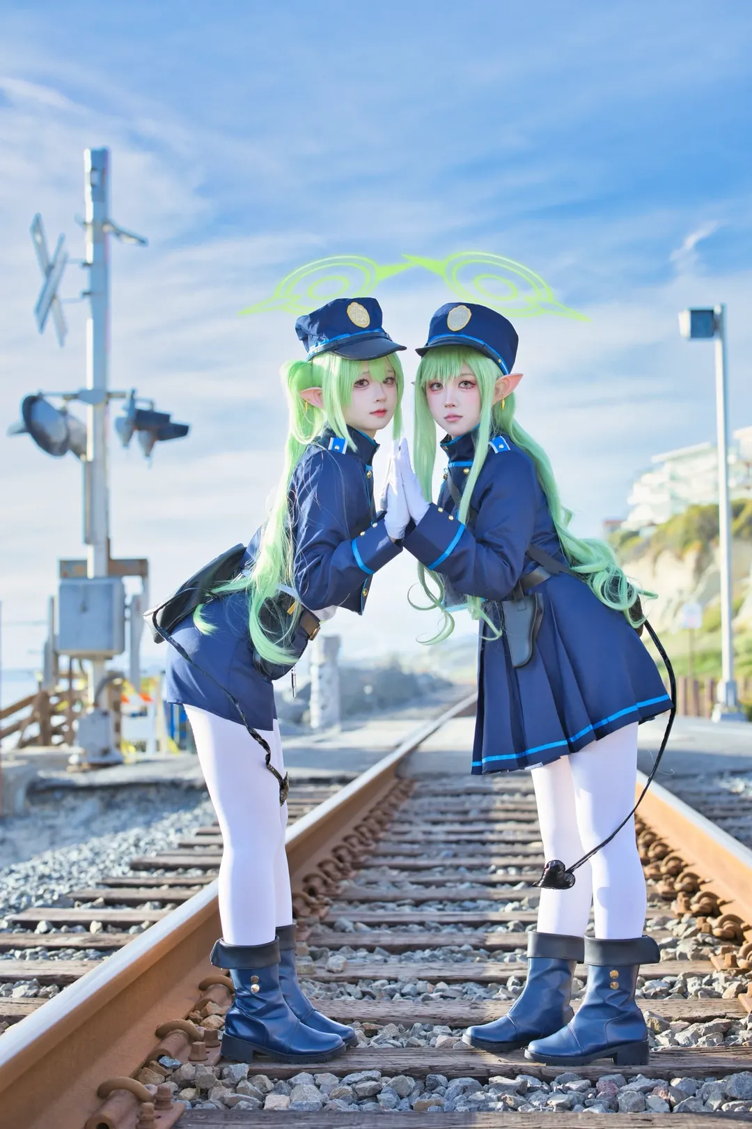 蔚蓝档案, 橘望cos, 精灵耳cosplay, 铁道双子, 橘光cos - 第3张