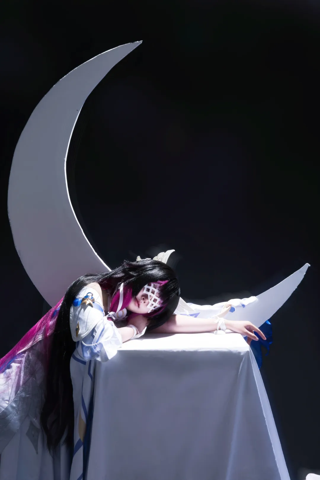 原神, コロンビーナ コスプレ, 原神 空月の歌, 少女コスプレ, 手作り小道具 - 2枚目