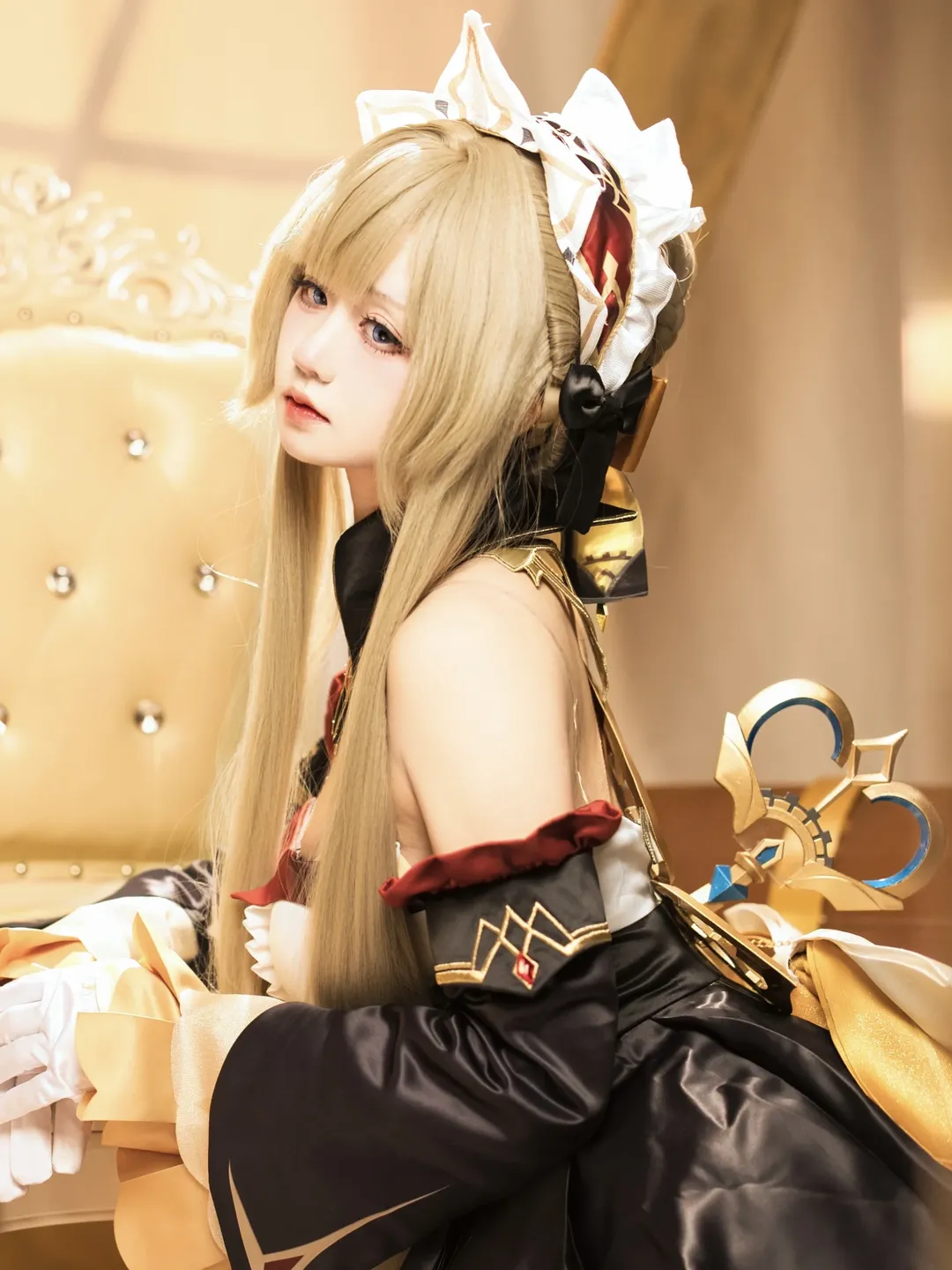 桑多涅cos, 原神, cosplay, 机械风, 金发 - 第1张