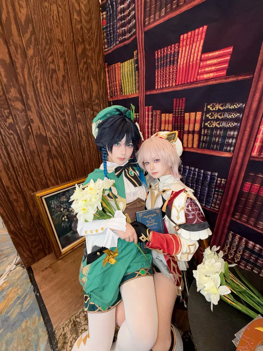 原神, cosplay摄影, 双人cosplay, 蒙德cos, 塔利雅cos