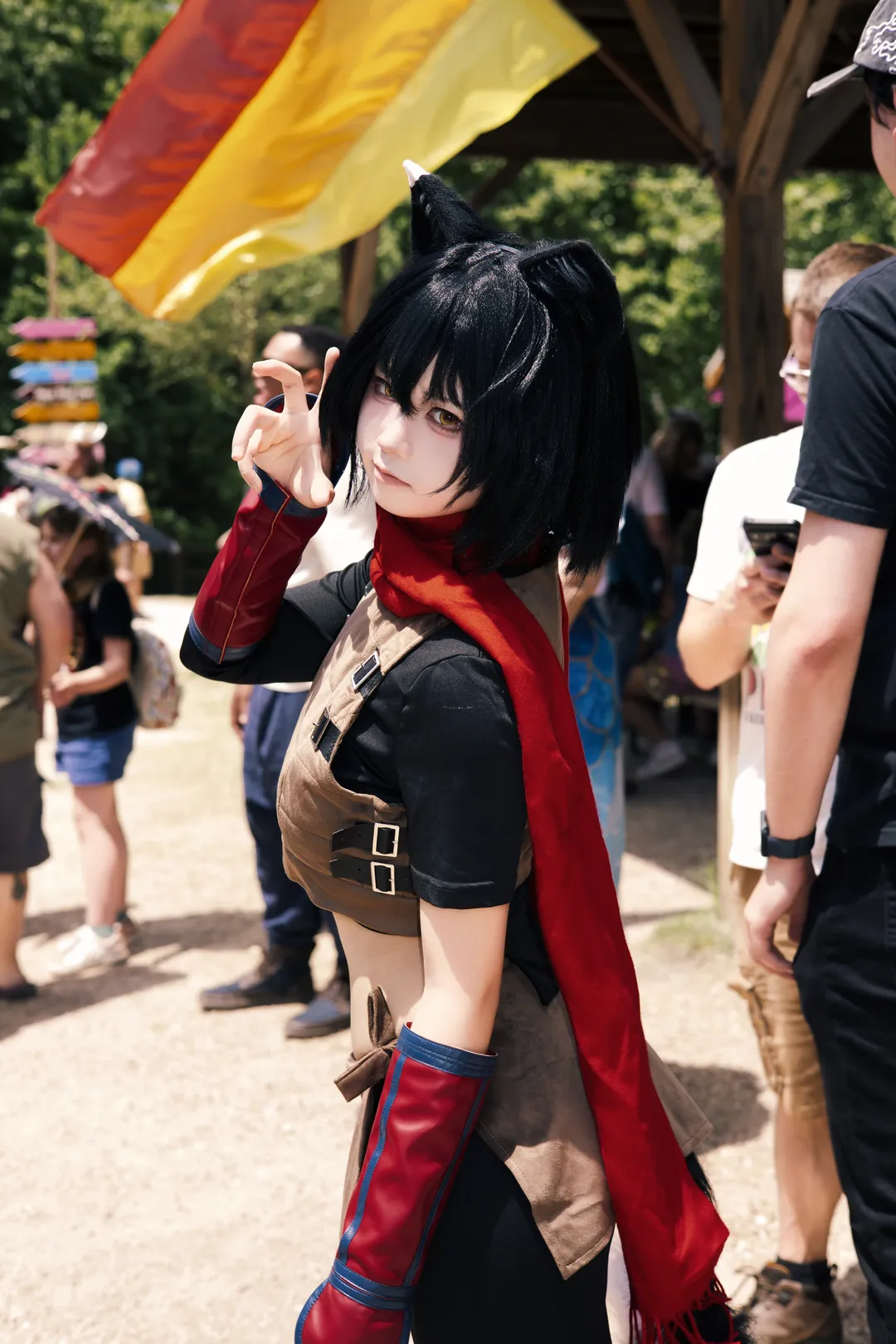 cosplay分享, 户外漫展, 伊津津美cos, 迷宫饭, 文艺复兴节