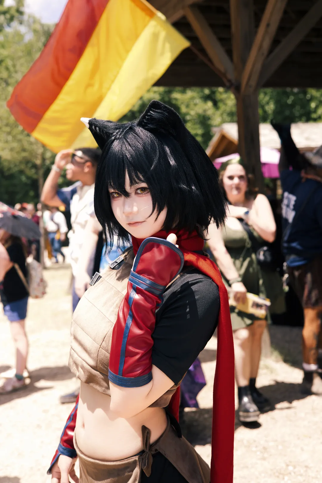 cosplay分享, 戶外漫展, 伊津津美cos, 迷宮飯, 文藝復興節 - 第2張