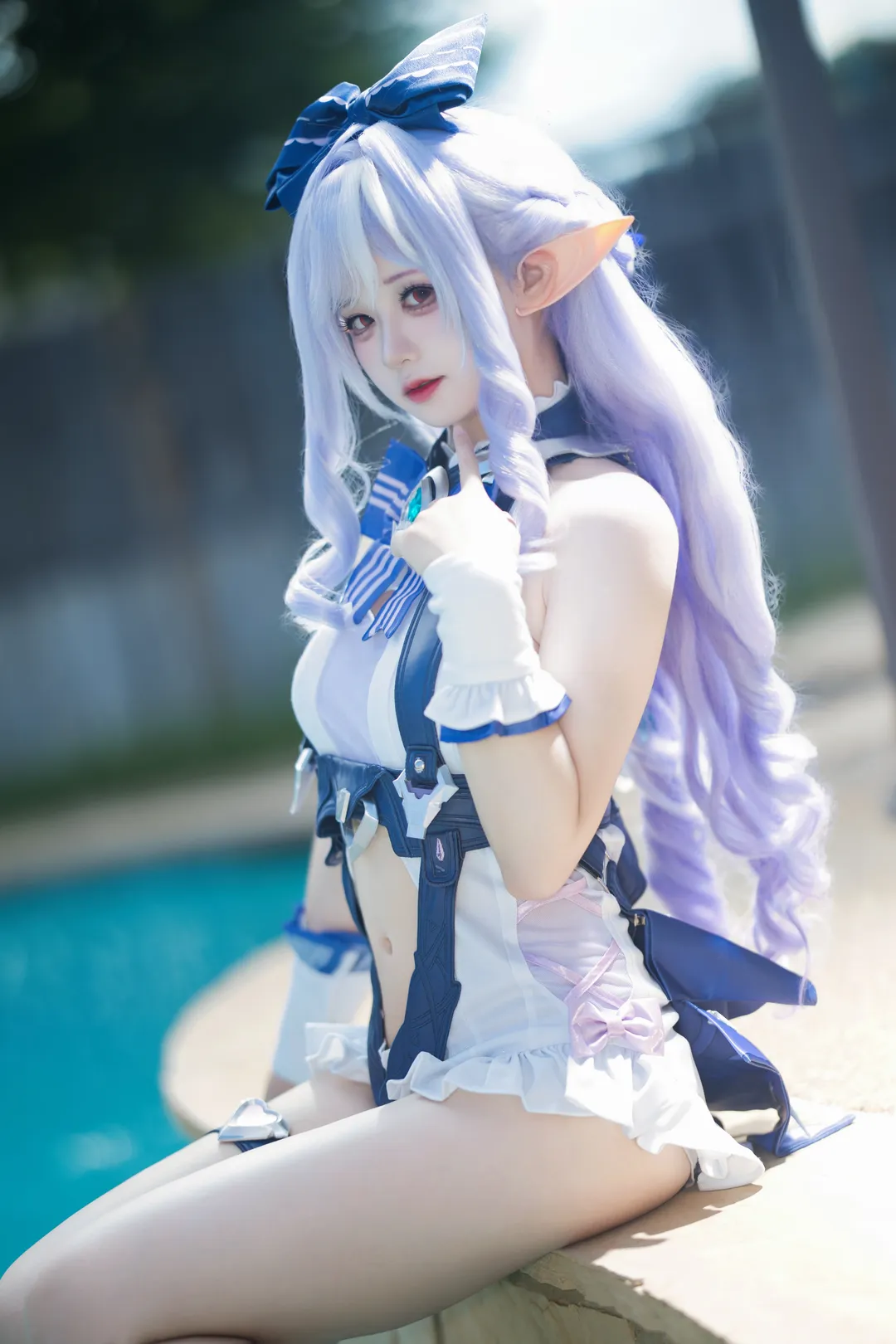 ゼンレスゾーンゼロ, アウトドア撮影, ビビアン コスプレ, 水着コスプレ, サマーフィルム - 2枚目