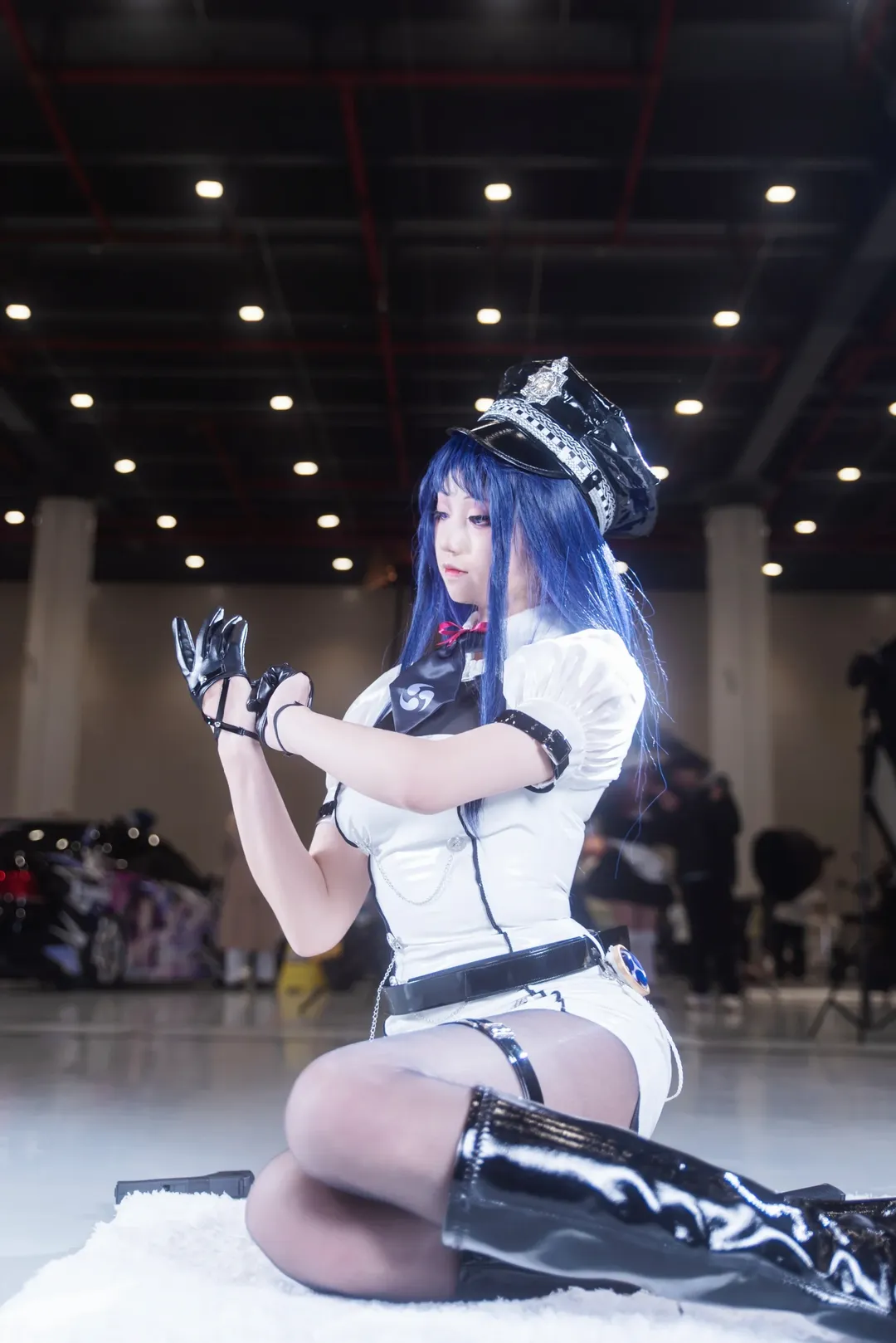 原神, イベント写真, 武漢漫画展, 雷電将軍コスプレ, 同人女性警官 - 2枚目