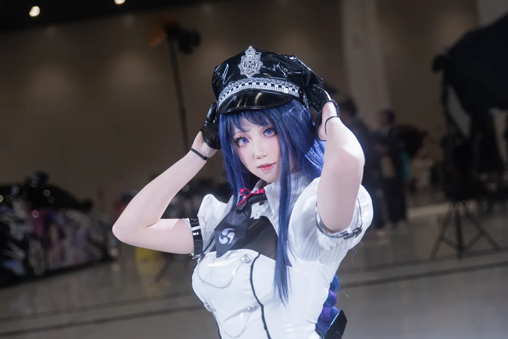 原神, イベント写真, 武漢漫画展, 雷電将軍コスプレ, 同人女性警官 - 8枚目