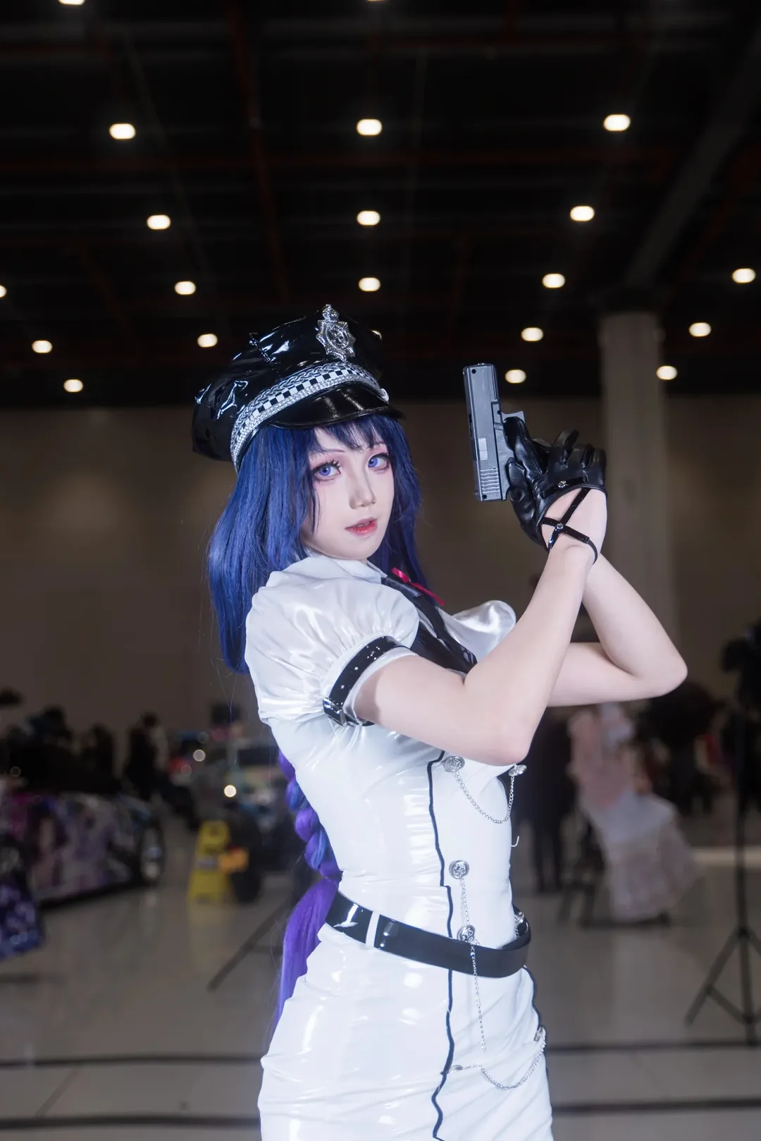 原神, イベント写真, 武漢漫画展, 雷電将軍コスプレ, 同人女性警官 - 9枚目
