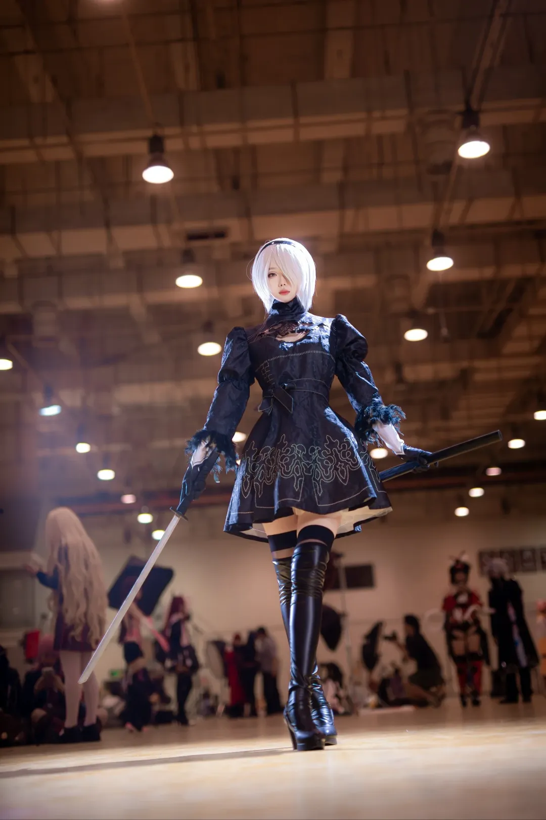 cosplay, 漫展返图, 场照摄影, 哥特风装扮, 青岛DC32