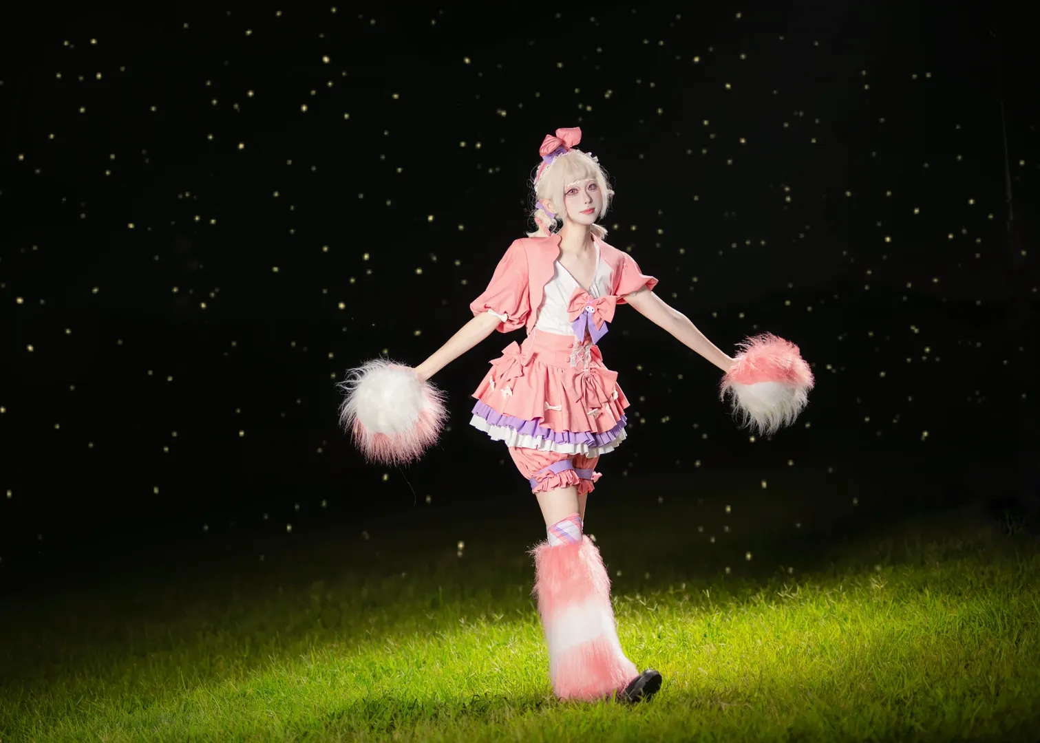 第五人格, cosplay摄影, 夜景外拍, 拉拉队员cos, 三丽鸥cos - 第6张