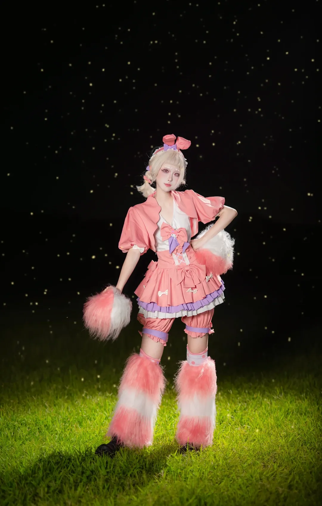 第五人格, cosplay摄影, 夜景外拍, 拉拉队员cos, 三丽鸥cos - 第8张