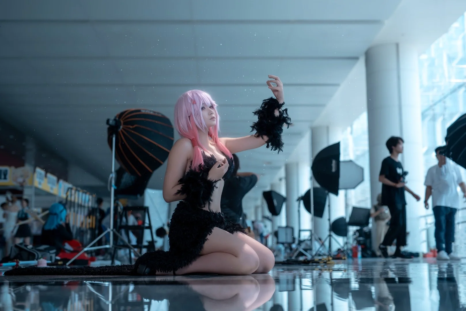 漫展摄影, cosplay场照, 摄影器材分享, 灯架使用技巧, 展场拍片 - 第3张