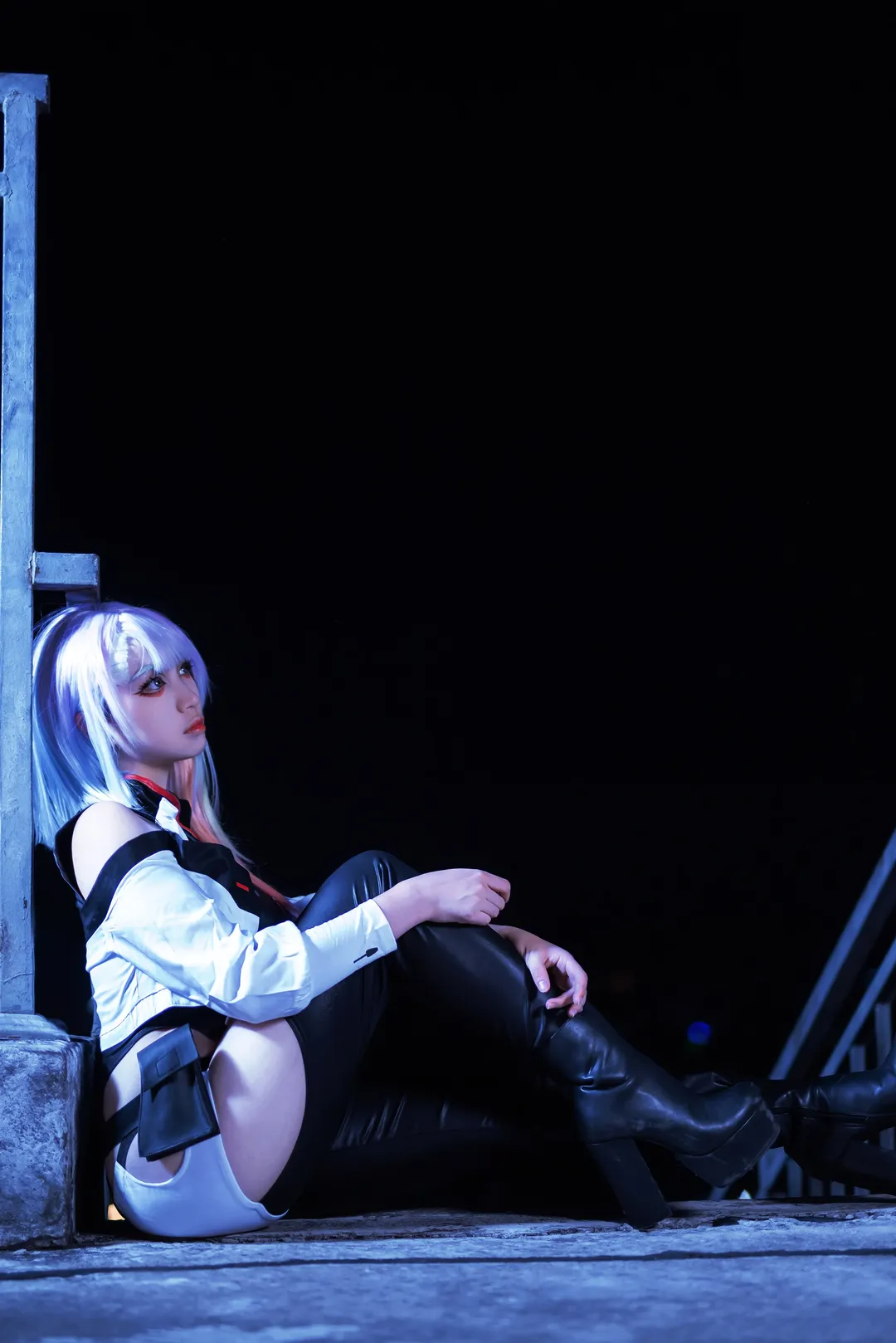 二次元cosplay, 露西cos, 賽博朋克攝影, 重慶夜景, 賽博朋克邊緣行者 - 第1張