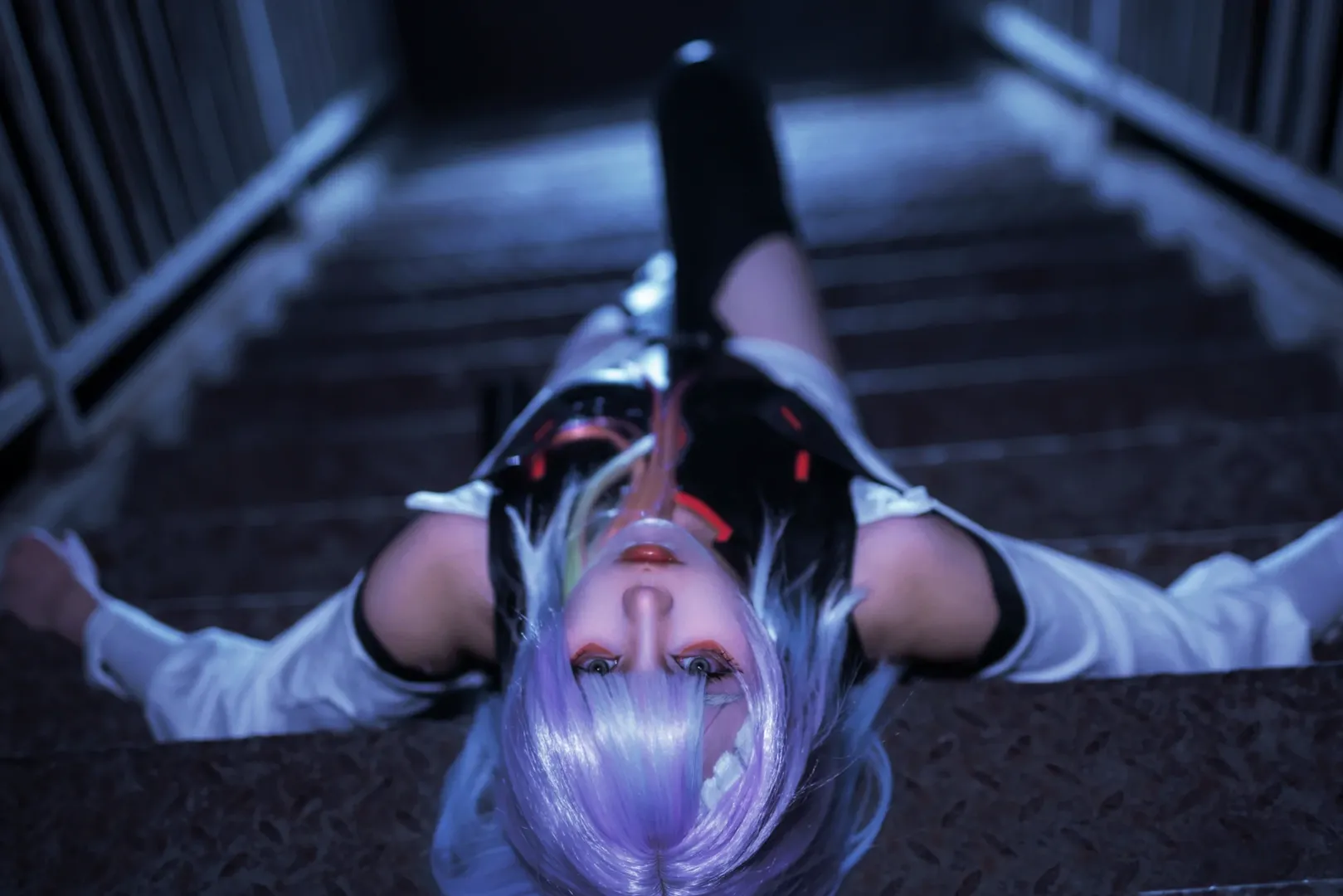 二次元cosplay, 露西cos, 賽博朋克攝影, 重慶夜景, 賽博朋克邊緣行者 - 第5張