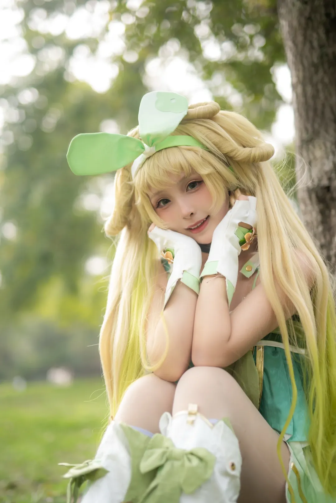 Wuthering Waves, Portrait photography, Verina cosplay, Outdoor cosplay, Chongqing University