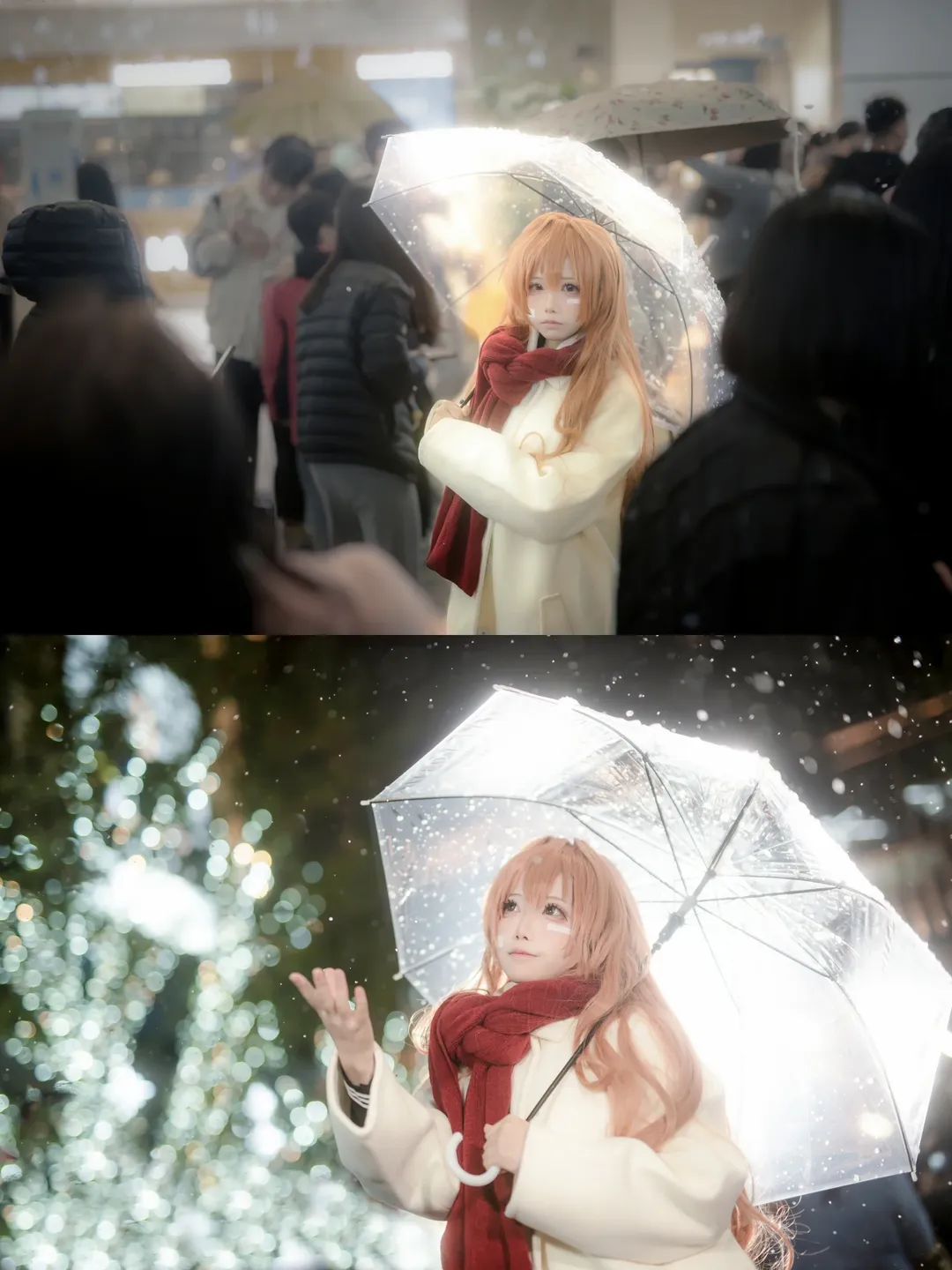 Cosplay摄影, 逢坂大河cos, 龙与虎, 重庆拍照, 冬日圣诞穿搭 - 第1张