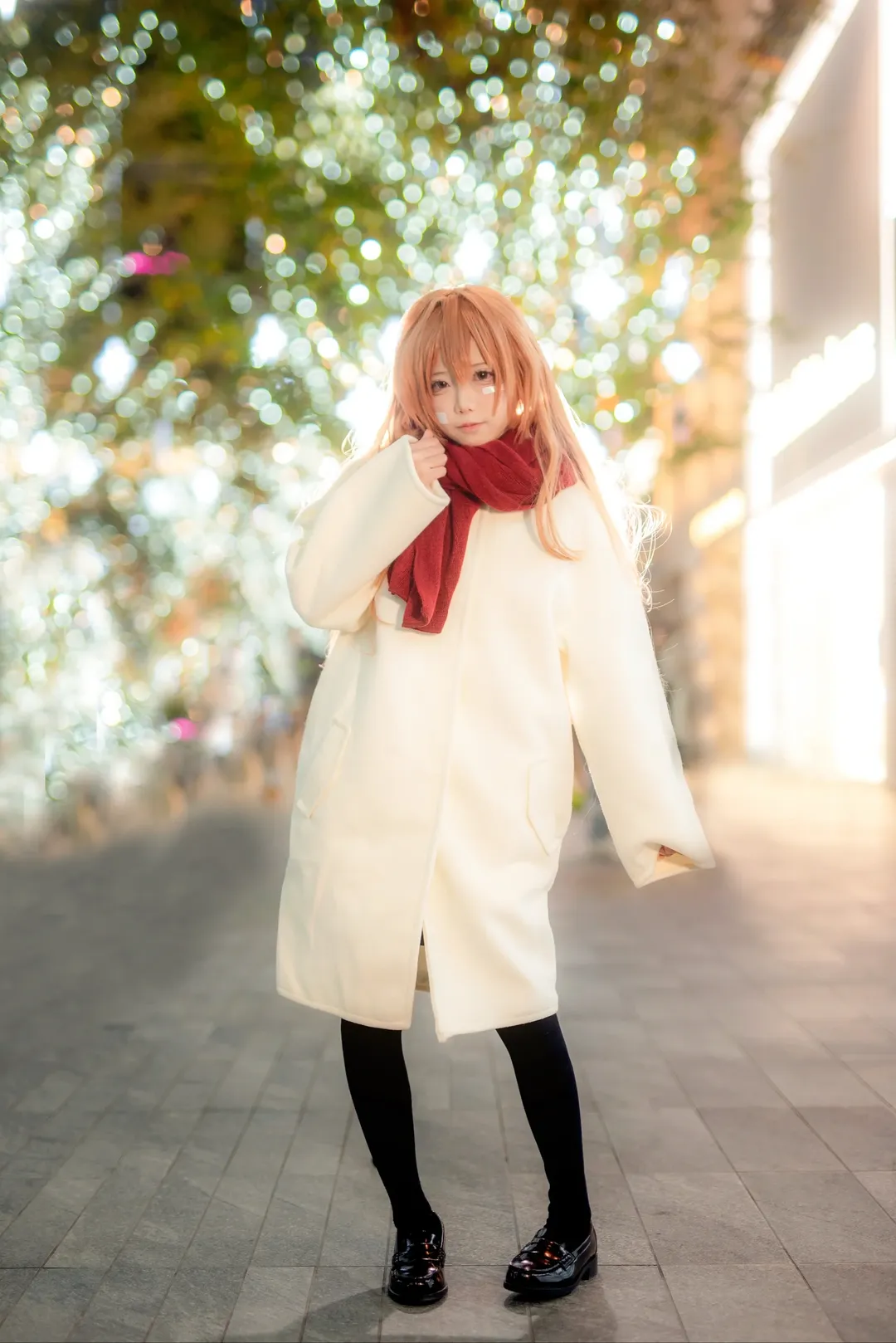 Cosplay摄影, 逢坂大河cos, 龙与虎, 重庆拍照, 冬日圣诞穿搭