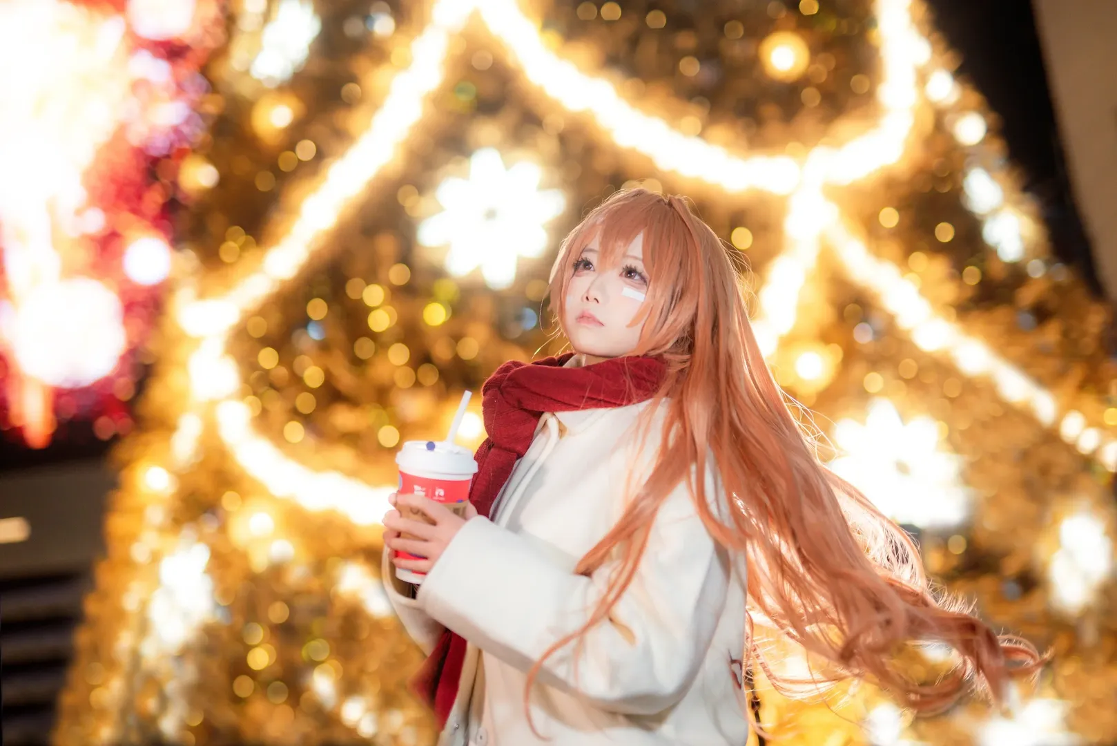 Cosplay摄影, 逢坂大河cos, 龙与虎, 重庆拍照, 冬日圣诞穿搭 - 第9张
